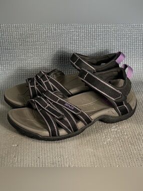 Teva Tirra  Outdoor Hiking Sandals Black/Purple Women’s Size 6